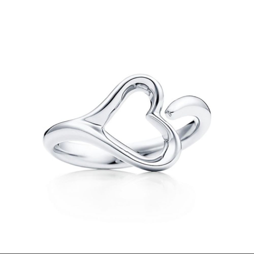 Tiffany and Co Elsa Perretti Open Heart ring - sterling silver - make an offer!